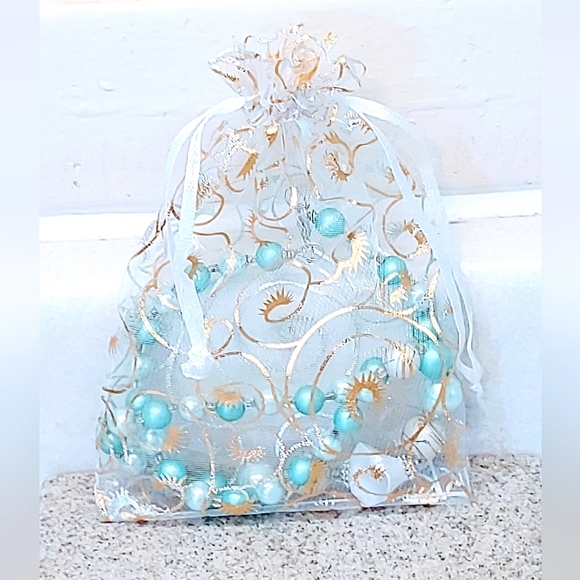 VINTAGE MID CENTURY MODERN HAND BEADED GRADUATED NECKLACE - Picture 7 of 7